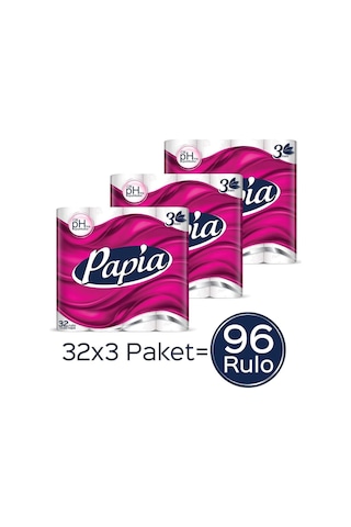 Tuvalet Kağıdı 96 Rulo 32 Rulo X 3 Paket