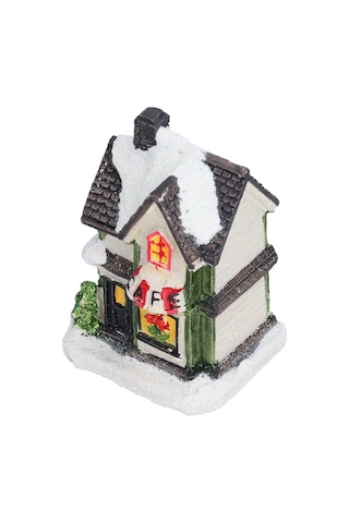 Yaozixa Kuruşluk Taşından Led Isınma Ev Modeli, Noel Hediyesi, Masaüstü Dekorasyon, Dahili Pil İle Sıcak Işık