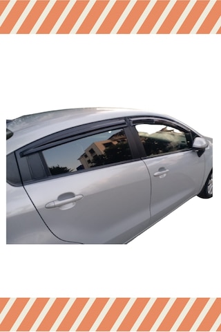 Kıa Rio Sedan 2011-2017 Modellerine Özel 4'lü Mügen Tip Cam Rüzgarlığı
