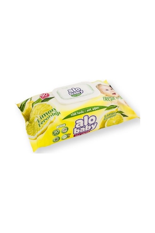 Alo Baby Petek Dokulu Limon Ferahlığı Islak Mendil 12 X 90'Lı