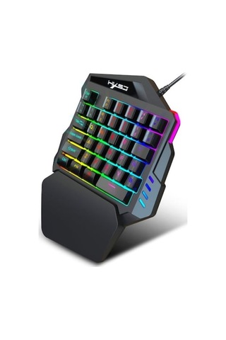 Didadodo Hallow J50 Tek El Oyuncu Kablolu Q Klavye Mouse Seti, Yüksek Hızlı Klavye Diğer