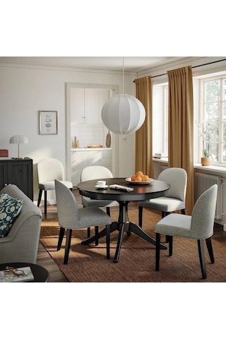 Ikea Siyah Zarif Yemek Masası - Yemek Masası Takımı