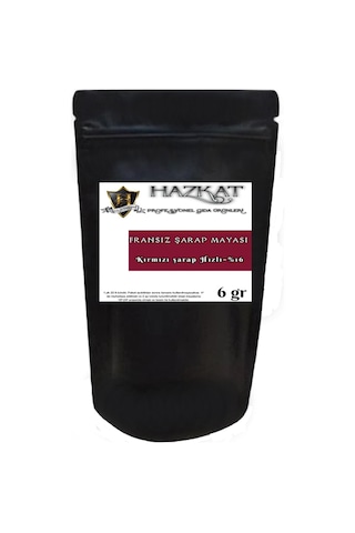 Hazkat Fransız Kırmızı Şarap Mayası 6 G