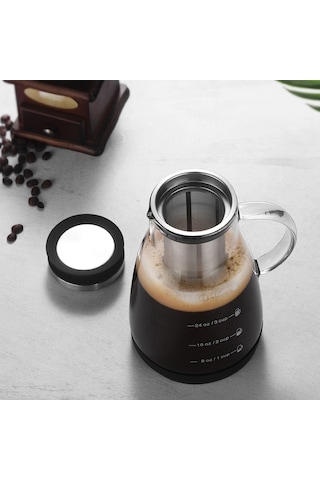 Xindoker Ev Kullanıma Mükemmel Cam Soğuk Çay/su Kahve Süzgeçli Hazırlama Ve Paylaşım Kavanozu Diğer