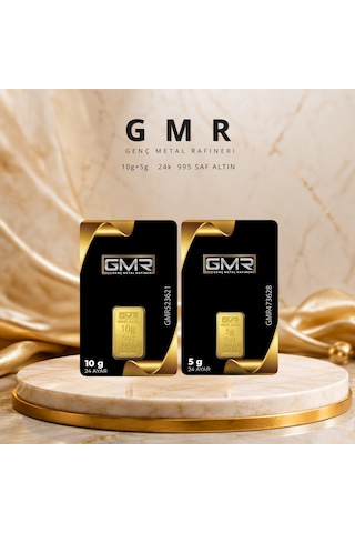 15 Gr 24 Ayar Altın 995 Gmr