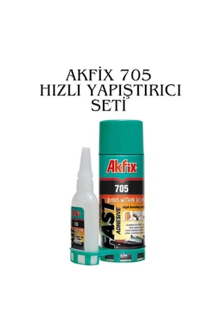 705 Hızlı Yapıştırıcı Seti 400ml + 100gr Büyük Boy Aktivatörlü Mdf Kit Profesyonel Hızlı Yapıştırıcı