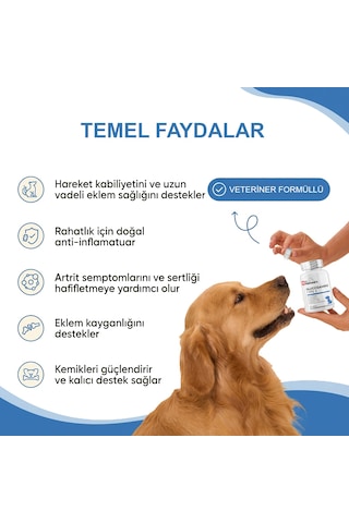 Dr. Nature's Dog Glucosamine Type II  Köpek Besin Takviyesi 300 Tablet