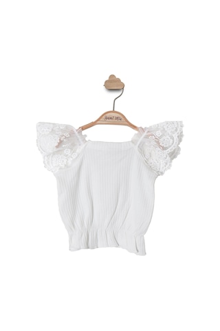 Dantel Detaylı Kız Çocuk Bluz 001