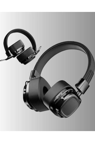 Hepsi Katlanabilir Tasarımlı Taşınabilir Kablosuz Müzik Kulaklığı Yeni Nesil Najmaddin