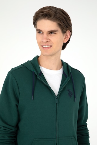 U.s. Polo Assn. Erkek Koyu Yeşil Sweatshirt 50295147-vr079 Koyu Yeşil