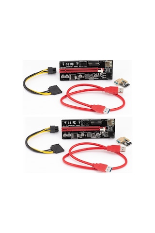 Unichrome V009S Plus PCI-E X1 To X16 Mining Yükseltici Riser 2 Adet