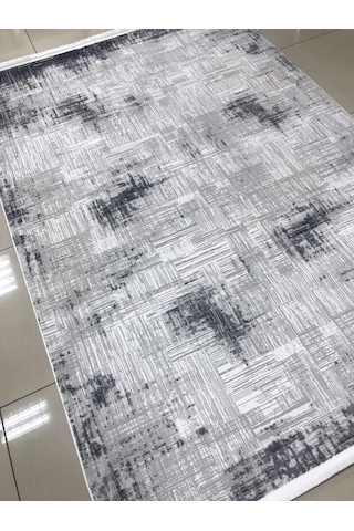 Liparis Halı Toscana 230g Serisi Triko Akrilik Salon Oturma Yatak Odası Halısı Gri - Antrasit