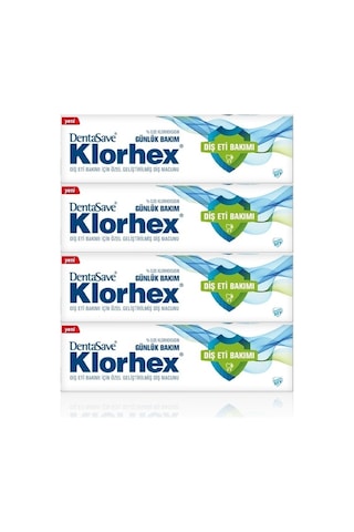 Dentasave Klorhex Günlük Bakım Diş Macunu 4 x 75 ML Dentasave Klorhex Günlük Bakım Diş Macunu 4 x 75 ML