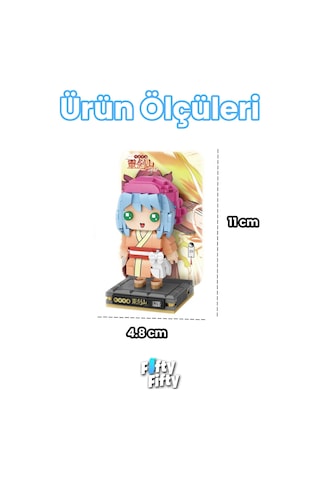 Loz Micro Anime Serisi 1338 Modeli 316 Parça Dekoratif Oyuncak Yapım Seti Yapı Blok Fflz-1338