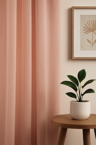 Soft Dokulu Şık Pileli Tül Perde Salon Oturma Odası Yatak Odası Çocuk Odası Pembe