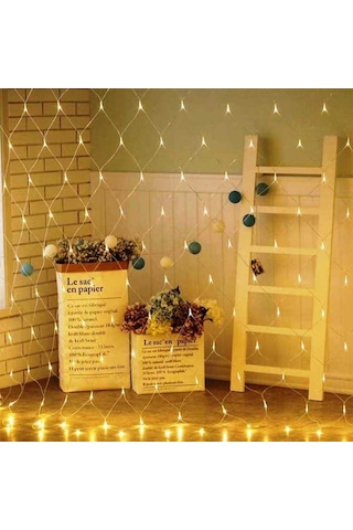 Vıp Ağ Led Işık Noel Işığı Dekor Ağ Led Işık 2x2 Gün Işığı Ağ Led Işık Eklemeli 220 Volt Fişli Model