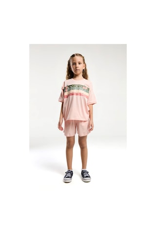 U.s. Polo Assn. Kız Çocuk Somon Pijama Takım 50312393-vr047 SOMON