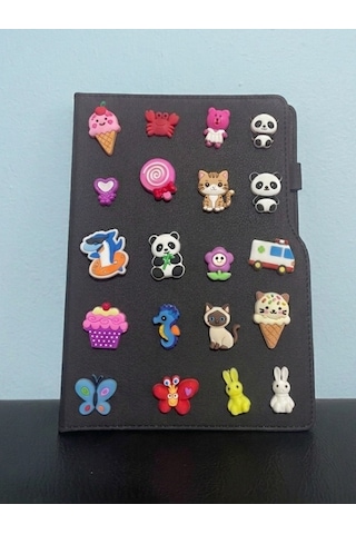 Mucit Home 4 Adet Çocuk Dolap Sticker Defter Süsü Çok Amaçlı Slikon Sticker Çok Kullanımlı Yüzlerce Model
