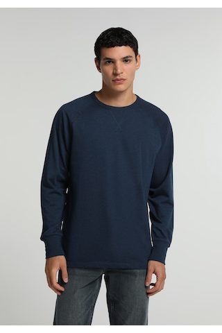 Colin's Colins Regular Fit Yuvarlak Yaka Düz Erkek Mavi Uzun Kol Tişört Cl1081791 Q1.v1 Inv İndigo