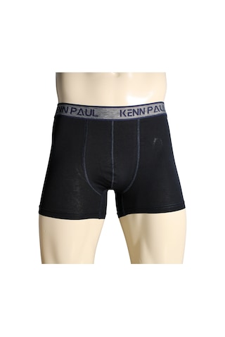 Kenn Paul S- 6xl Lacivert Düz Pamuk Lüks Boxer Büyük Beden Rahat Kumaş Çok Renkli