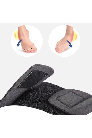 Vkemall Spor Aktivitesi İçin Tormat Önleyici Baskı Ankle Support - Siyah Xl Sağ 45-48 Numara, 82.5-100 Kg