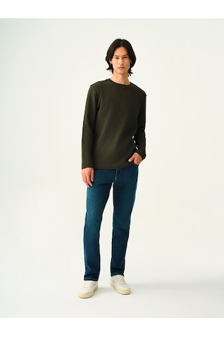 Regular Fit Erkek Tshirt U.kol Haki