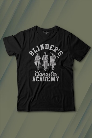 Kendim Seçtim Peaky Blinders Gangster Academy Dizi Baskılı Tişört Çocuk T-shirt 001