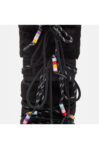 Moon Boot Icon Faux Fur Beads Kadın Bot 80d1408990 Siyah