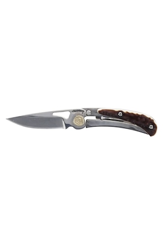 Schrade Uncle Henry Next Gen Pocket Knife Brown Staglon Handles Katlanır Kamp Çakı 1205105 Gümüş