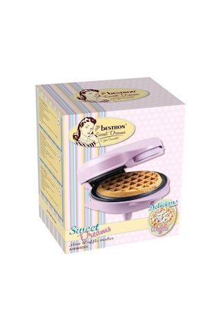 Bestron Mini Retro Stil 550 W Waffle Makinesi
