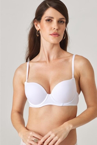 Pierre Cardin 6105 Viviane Double Push Up Micro Sütyen Beyaz