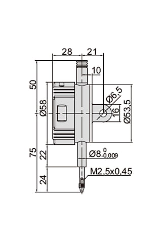 INSIZE 2104-10 Dijital Komparatör (Gelişmiş Model)