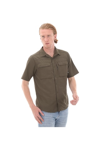 F0A4T1921L1-R The North Face M S-S Sequoıa Shırt Erkek T-Shirt Kahve 001