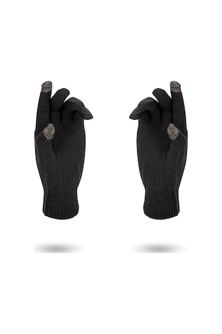 Thermoform Active Touch Unisex Eldiven Siyah-Standart Siyah Thermoform Active Touch Unisex Eldiven Siyah-Standart Siyah