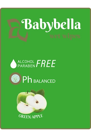 Babybella Apple Islak Mendil 120 Yaprak 12'li Set