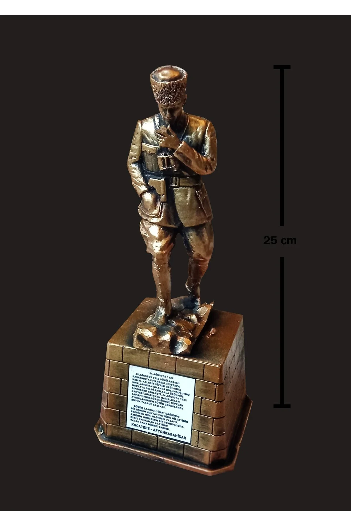 Atatürk Kocatepe Altın Heykel Biblo Altın