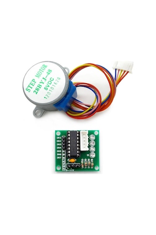 5V Step Motor 28Byj-48 Ve Uln2003A Sürücü Kartı