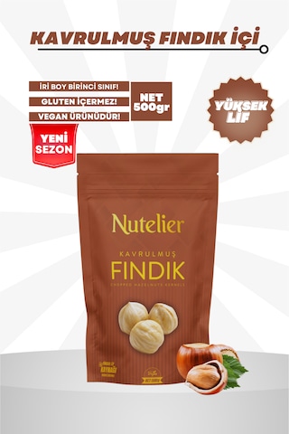 Nutelier Çifte Kavrulmuş Fındık 500 G