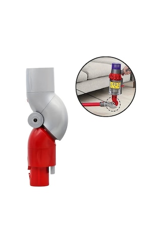 Elmpaly 1 Adet Kırmızı Gri V7 V8 V10 V11 V15 Kablosuz Dik Elektrikli Süpürge Düşük Geri Çekilebilir Adaptör Direksiyon Başlığı Dönüşüm Bağlayıcı