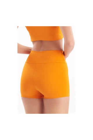 Josejuan Kadın Mini Spor Şort Tayt Yüksek Bel Sıkılaştırıcı 7400-turuncu Turuncu
