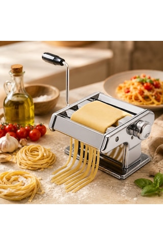 Epinox Grano 180 Makarna&erişte Makinesi 2mm+6mm Gr-180 Gümüş