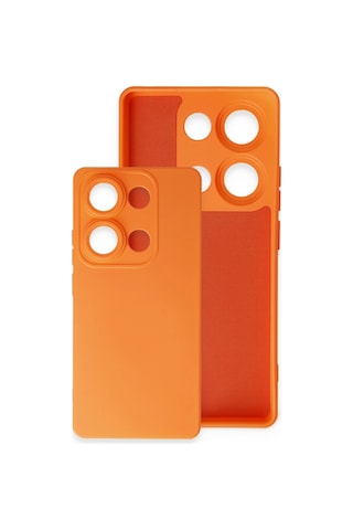 Newface Xiaomi Redmi Note 13 Pro 4g Kılıf Nano İçi Kadife Silikon Semeglbl - 35 - Gri