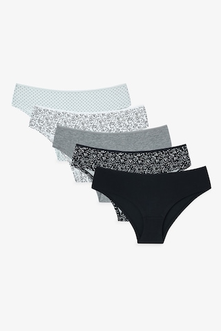 Penti Renkli Black Crispy 5'li Pamuklu Hipster Külot