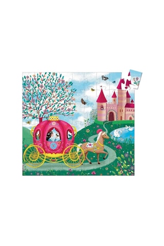 Djeco Elise'S Carriage Dekoratif Puzzle 54 Parça