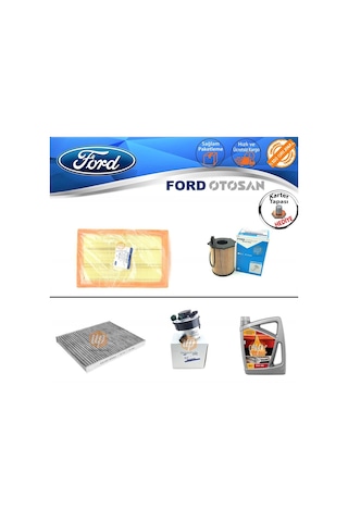 Ford Focus 2 Uyumlu 1.6 Tdci Dizel Filtre Bakım Seti 2005-2007