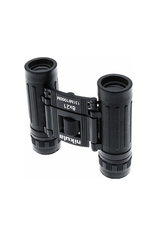 Nikula 8x21 El Dürbünü - Siyah - Kauçuk Kaplama Siyah