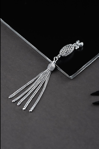 Encili Silver 925 Ayar Gümüş Örgü Vizyon Model Tesbih Püskülü Gümüş Encili Silver 925 Ayar Gümüş Örgü Vizyon Model Tesbih Püskülü Gümüş