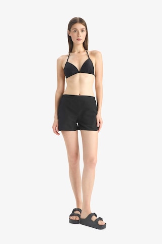 Defacto Regular Fit Deniz Şortu-fall İn Love T5639az25smbk27 Siyah