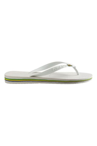 Havaianas Havaıanas Brasil Logo Beyaz Erkek Parmak Arası Terlik 4000032-0001 Çok Renkli