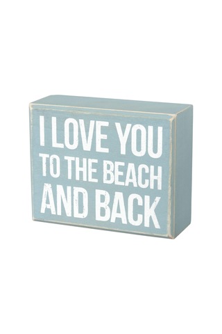 I Love You To The Beach And Back Kutu İşareti 27360